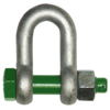 D-shackle with nut-bolt secured by split pin type G-4153