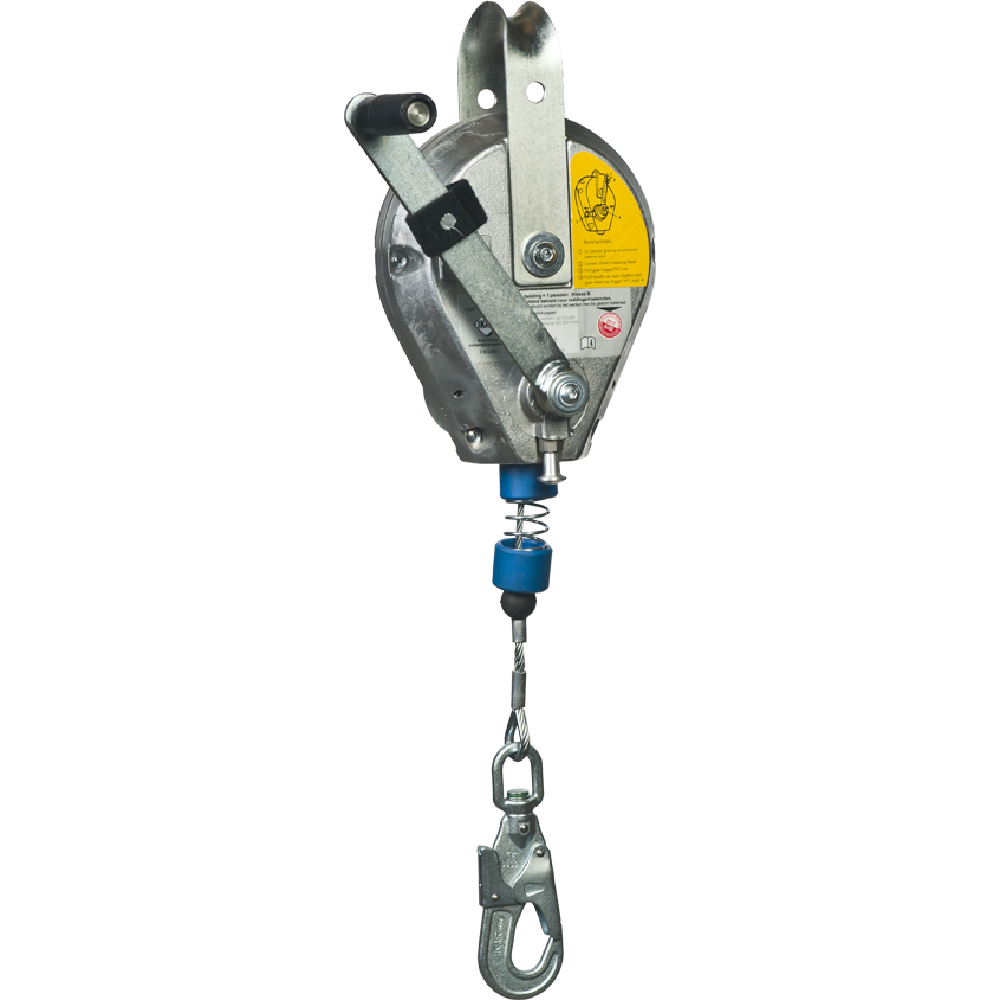 HRA Fall arrester with rescue winch