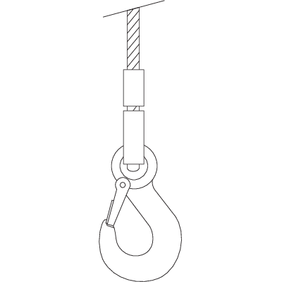 Wire rope slings 4-leg with chain components