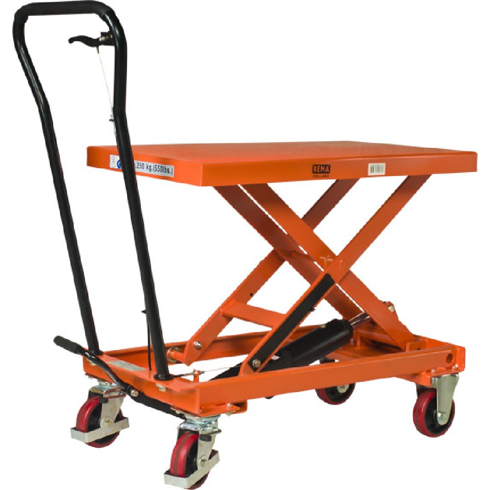 Manually operated mobile lifting table | REMA